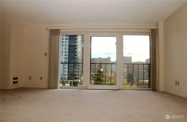 Living room & balcony