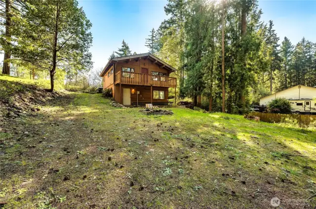 Partially treed large lot