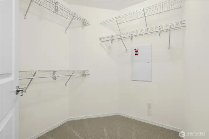 Primary walk-in closet