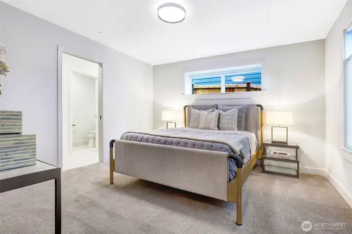 Lower level on-suite makes for a perfect guest suite!