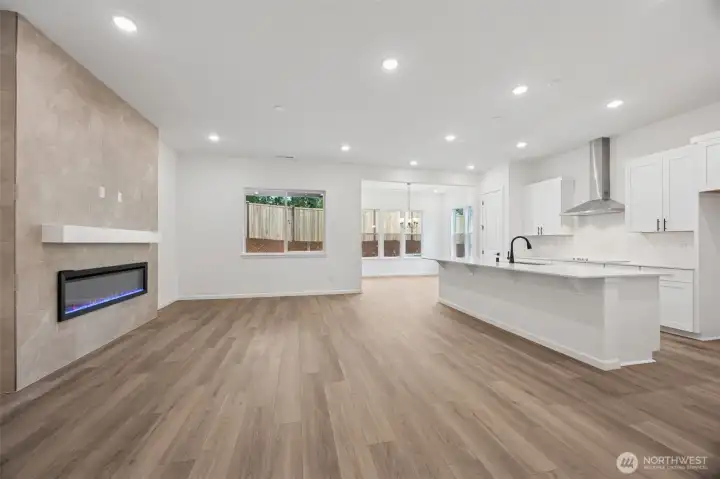 ***Not actual home*** Sunroom great room and kitchen ***Not actual home*** Sunroom great room and kitchen