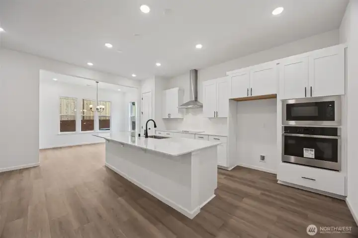 ***Not actual home*** Kitchen island ***Not actual home*** Kitchen island