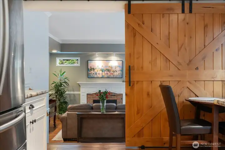 Entry into the family room