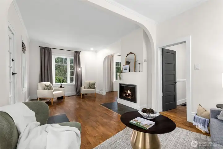 Living room and main entry