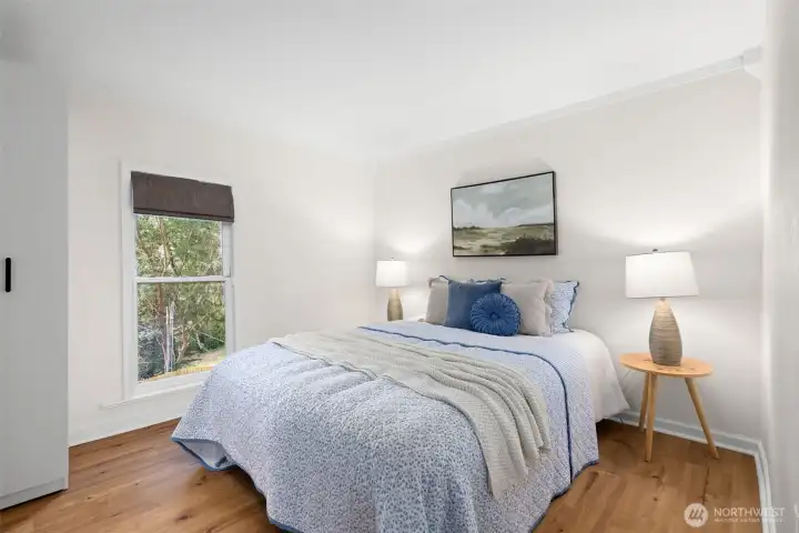 3rd bedroom upstairs with balcony access