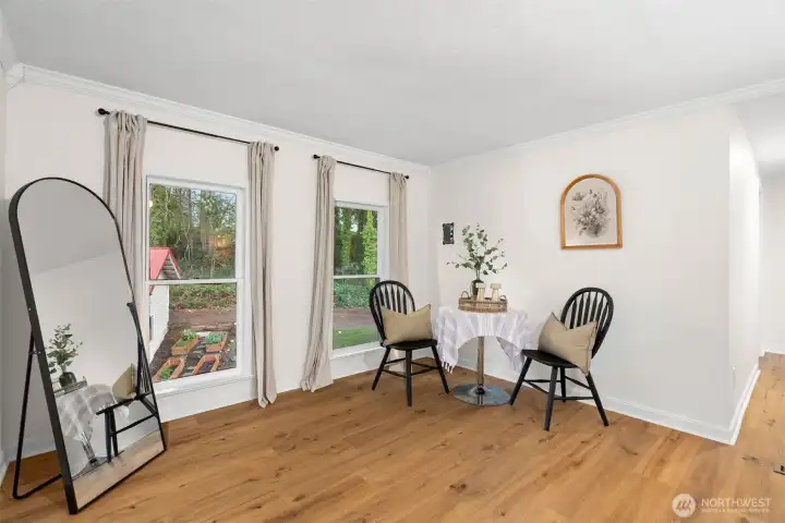 Family room on second level