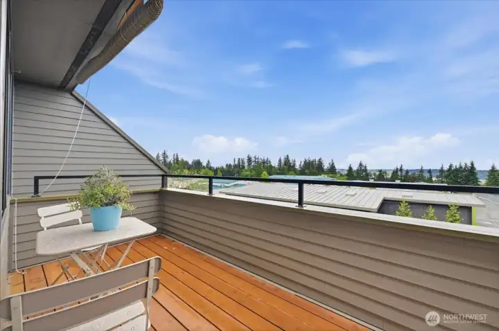 Enjoy your private West facing deck!