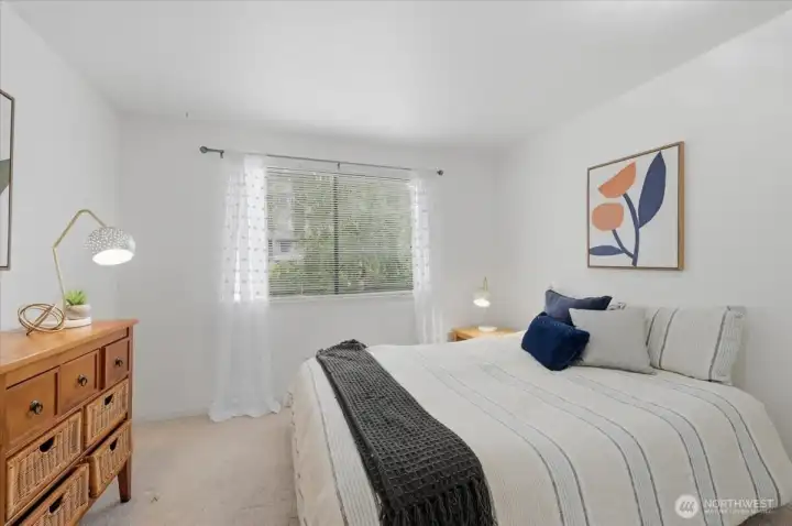 Nice sized Secondary bedroom great for guests and or home office, hobby room, etc.