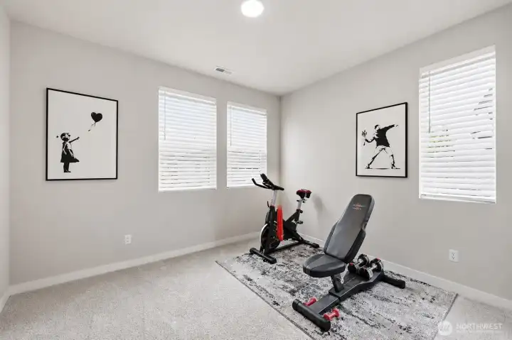 Another Guest room - makes great flex space - virtually staged