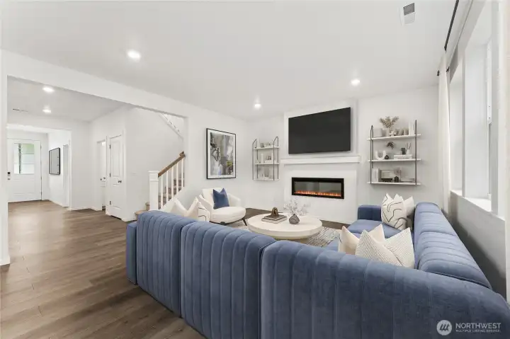 Luxury Vinyl throughout the downstairs with endless natural lighting. Virtually Staged. Luxury Vinyl throughout the downstairs with endless natural lighting. Virtually Staged.