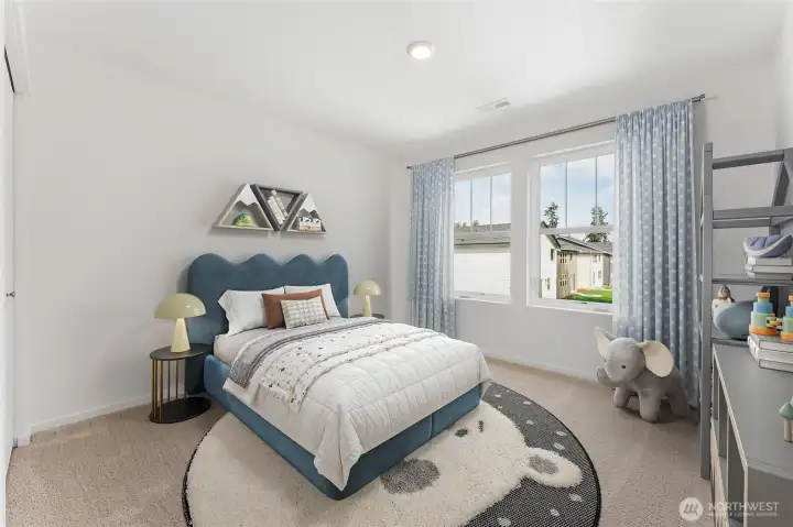 Bedroom 1. Virtually Staged. Bedroom 1. Virtually Staged.