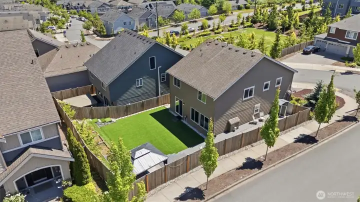 HUGE lot with a beautiful backyard