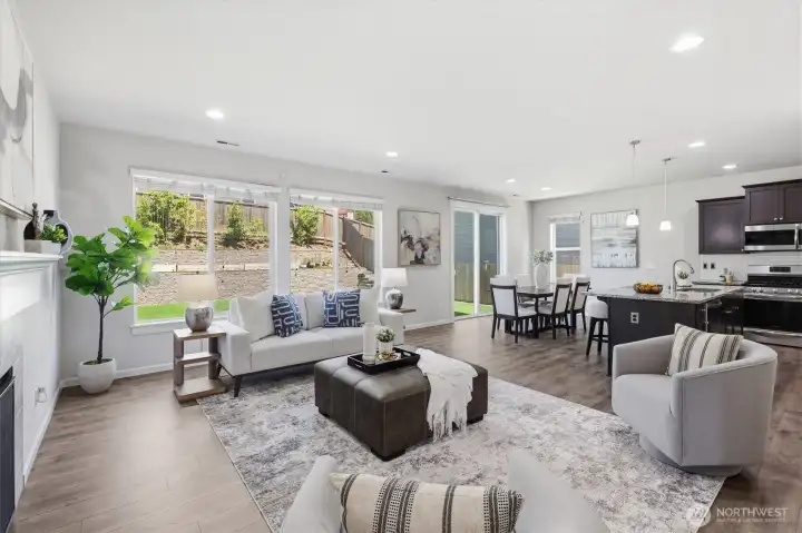 Open floor concept