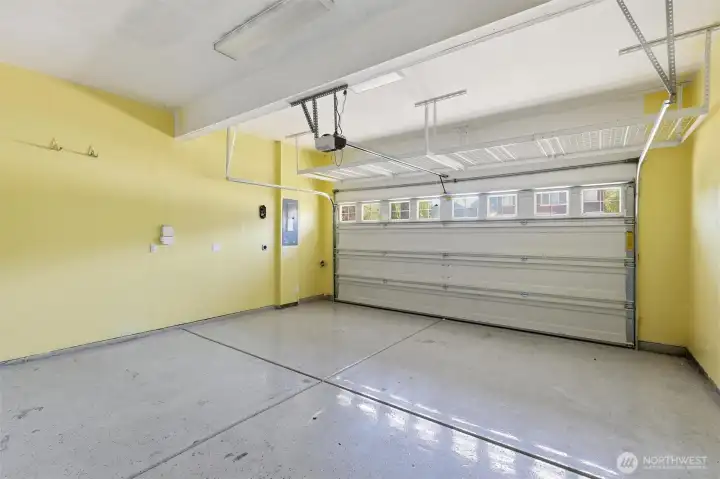 Fully finished garage space