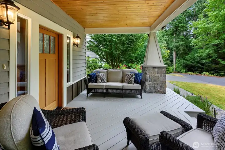 A porch for gathering and long conversations