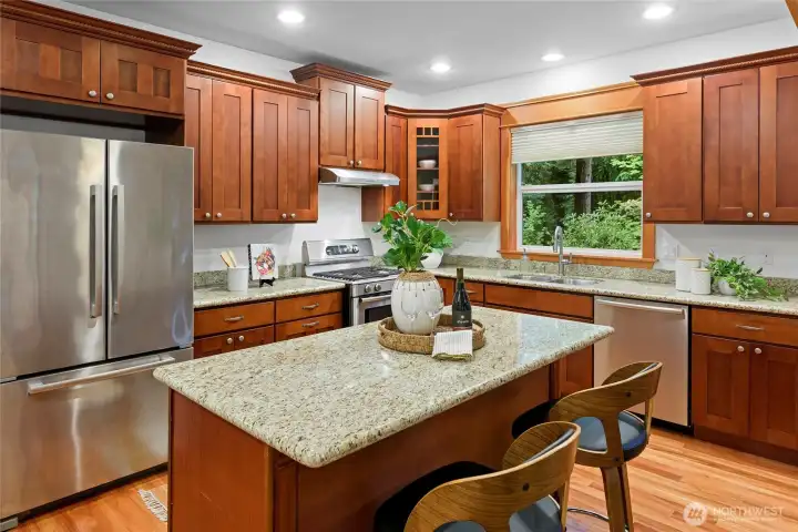 Thoughtful kitchen layout