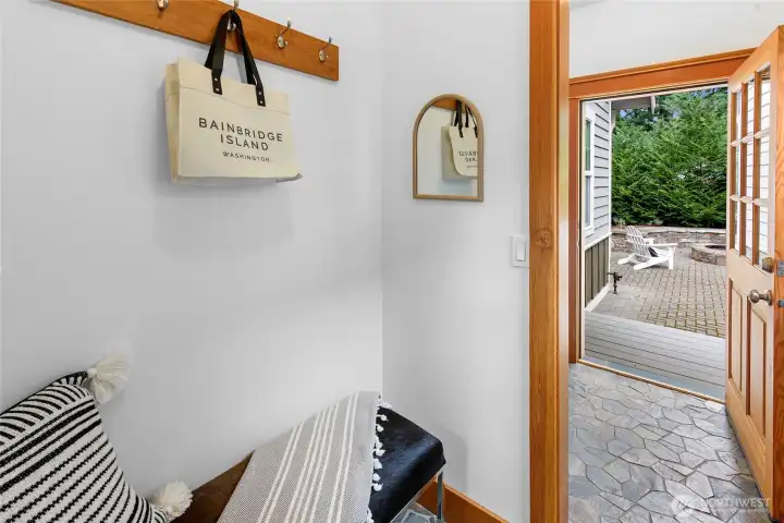 Mud room entry