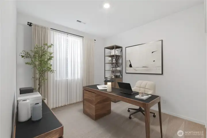 VIRTUALLY STAGED: Downstairs Bed#5 or Office