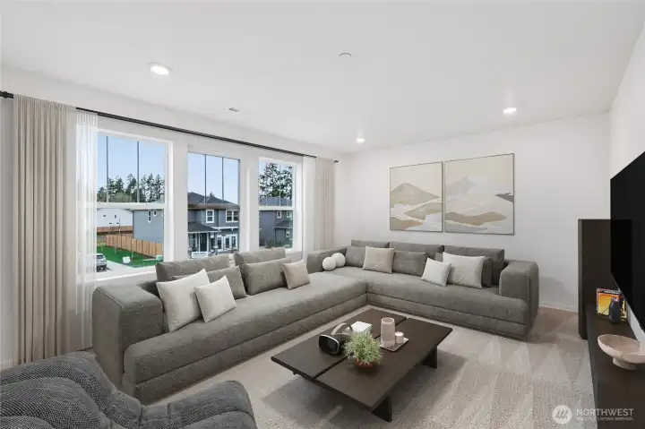 VIRTUALLY STAGED: Bed#6 or Bonus room space for 2nd living, or Game room