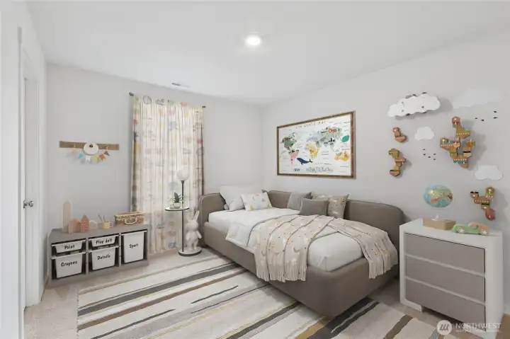 VIRTUALLY STAGED: Bed #4