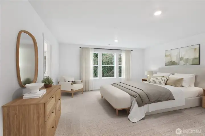 VIRTUALLY STAGED: Primary Bed