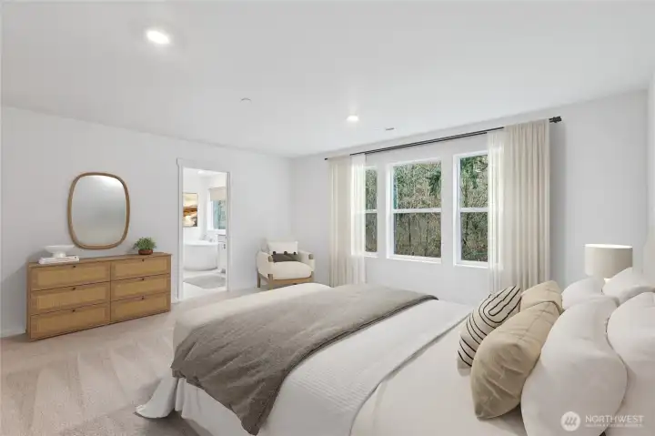VIRTUALLY STAGED: Primary Bed