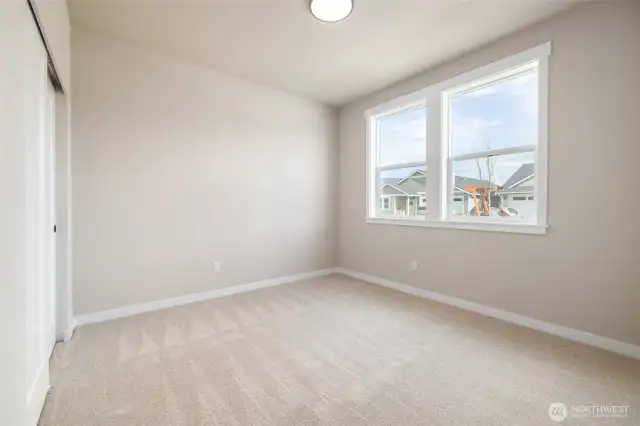 This is the front bedroom/office.