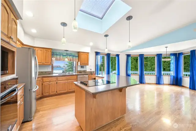 Kitchen and dining room