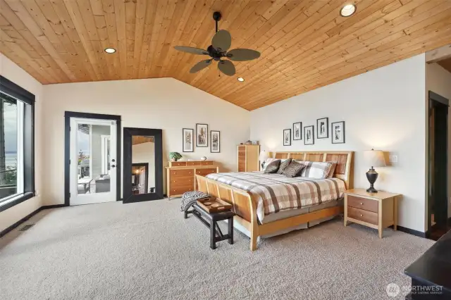 Wake up and enjoy coffee on the patio directly from your bedroom.