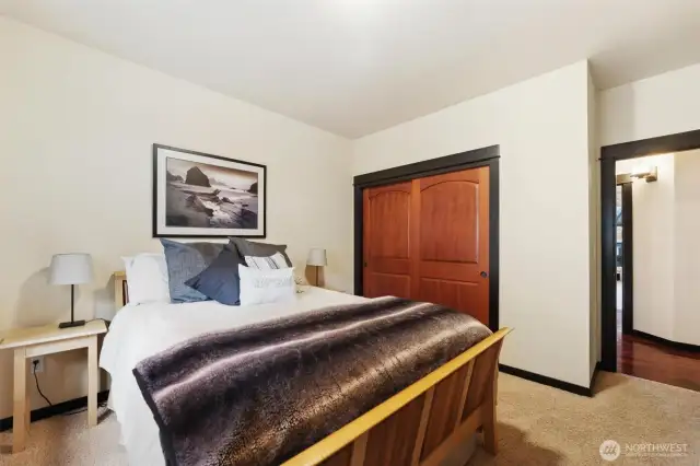 Spacious second bedroom.