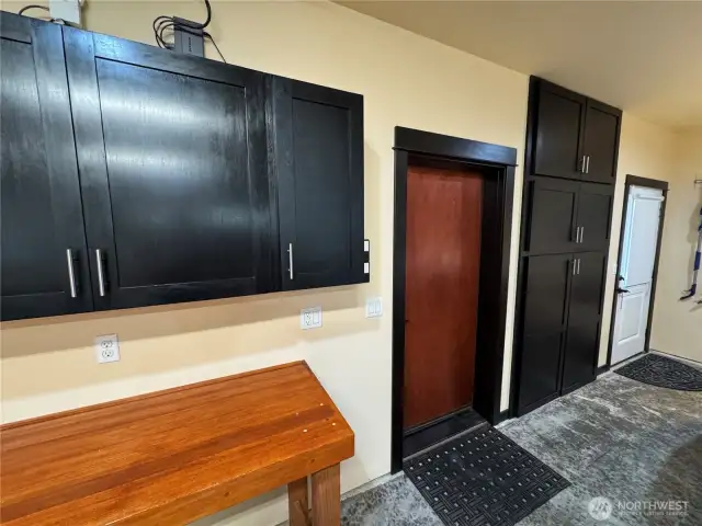 2 Car Garage with tons of storage.