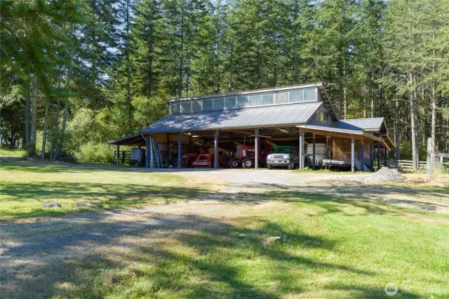 Equipment building for all your tractors, mowers, etc.
