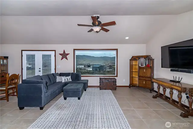 Picture window in the living room