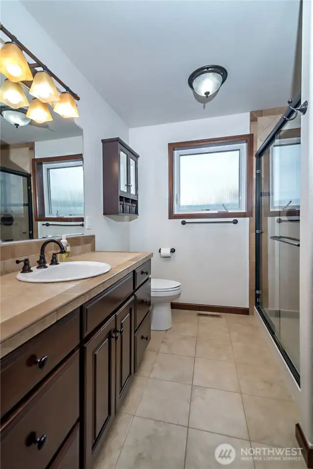 Primary bathroom with shower