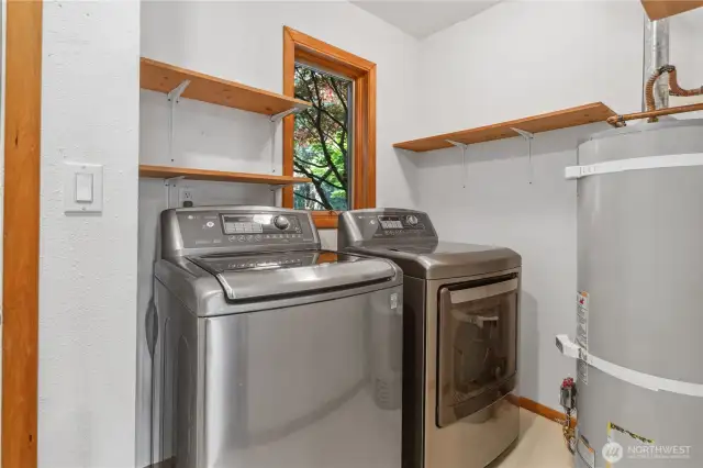 The utility space on the main level.  All appliances stay with the home.