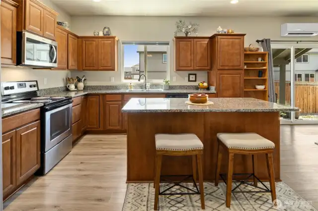 Stainless appliance included