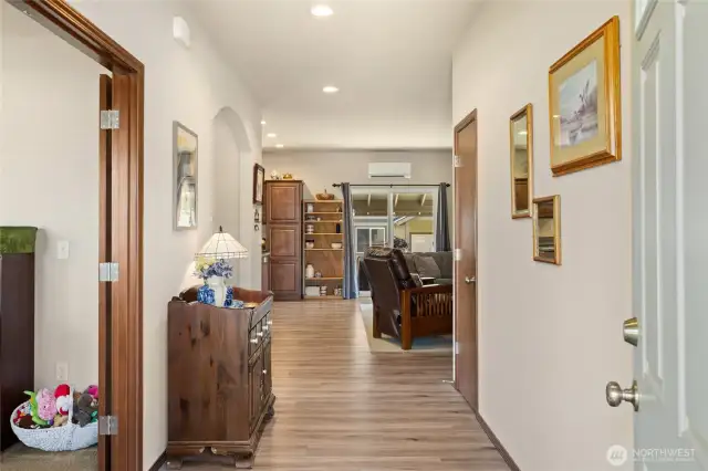Wide entry way is welcoming!