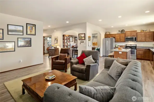 Excellent for entertaining - there is great flow through the great room, kitchen and dining room