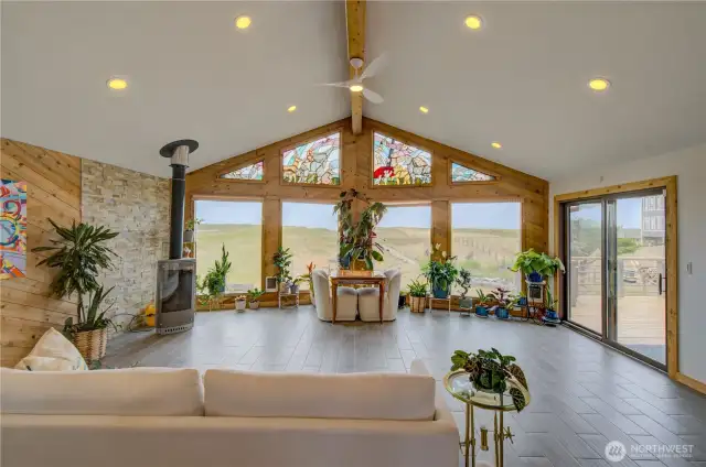 Natural Light Brightens up the great room