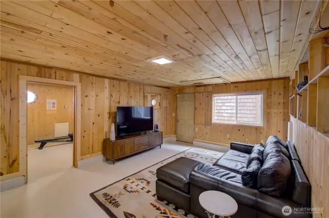 Family Room on lower level