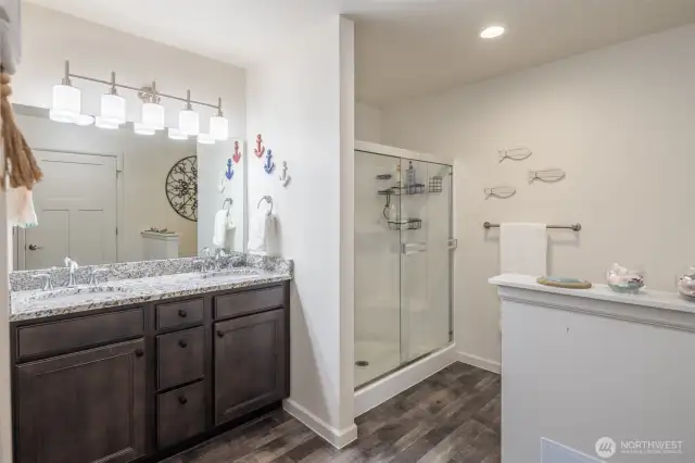 Primary full bathroom