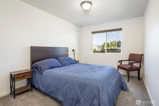 Bedroom 2 with walk in closet.