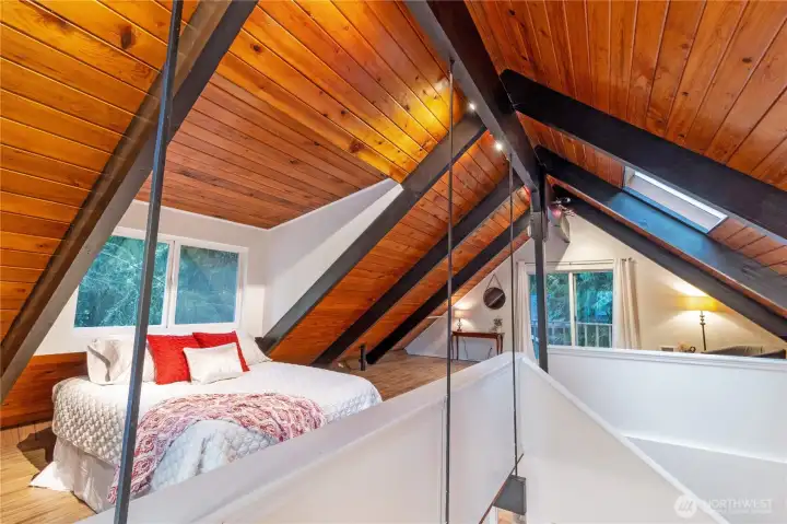 Approximately 480 square feet of loft area