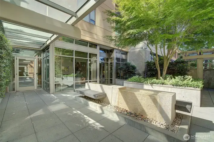 Entrance to Concierge - 900 Lenora - W Tower