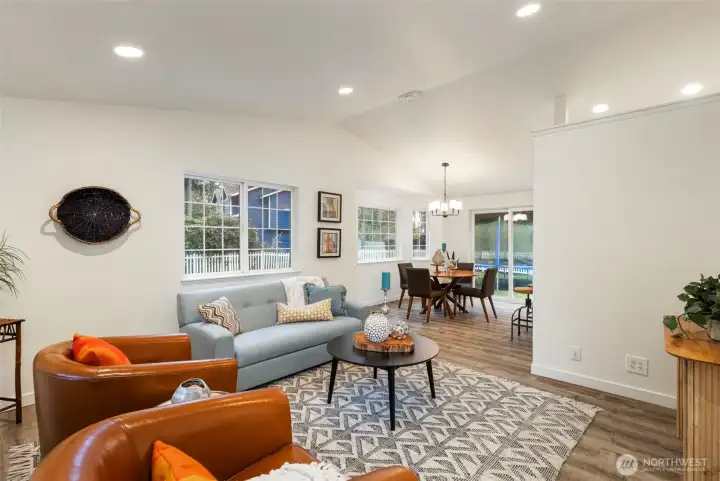 Open concept layout lives large, with 1,323 sq ft of living space.