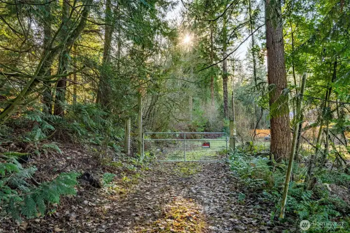 Gate to the property