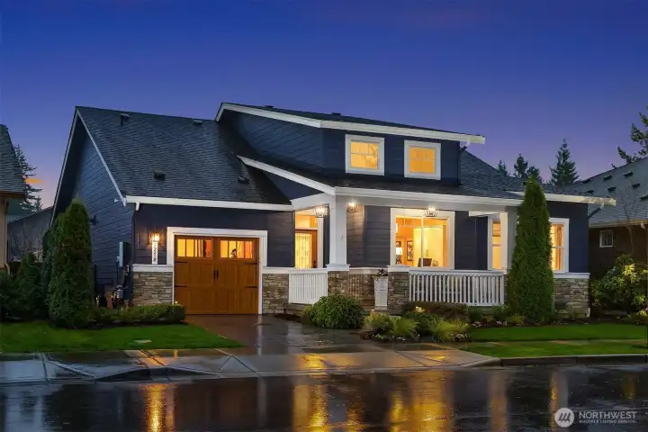 New exterior paint, new garage door, stamped concrete driveway, A/C