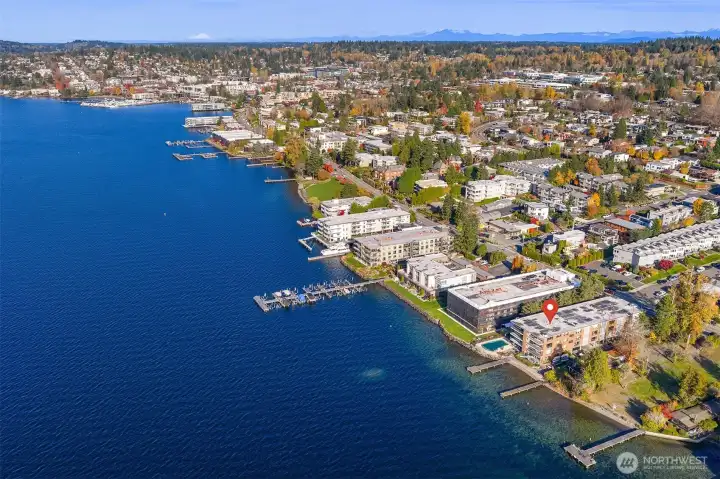 Located close to downtown Kirkland