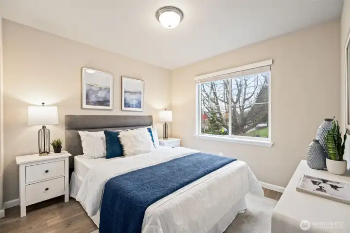 Main floor bedroom or Den