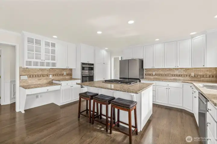 freshly painted cabinet